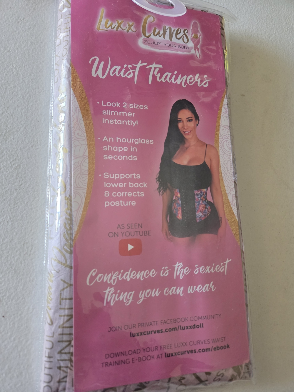 Luxx Curves Waist Trainer - Pink